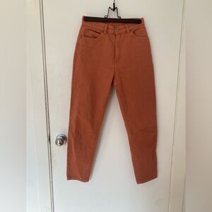 Dr. Denim High Rise Jeans in Terracota